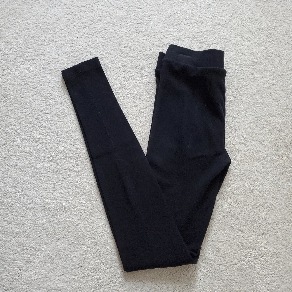 Vince Black Pull-on Viscose Blend Leggings szXS